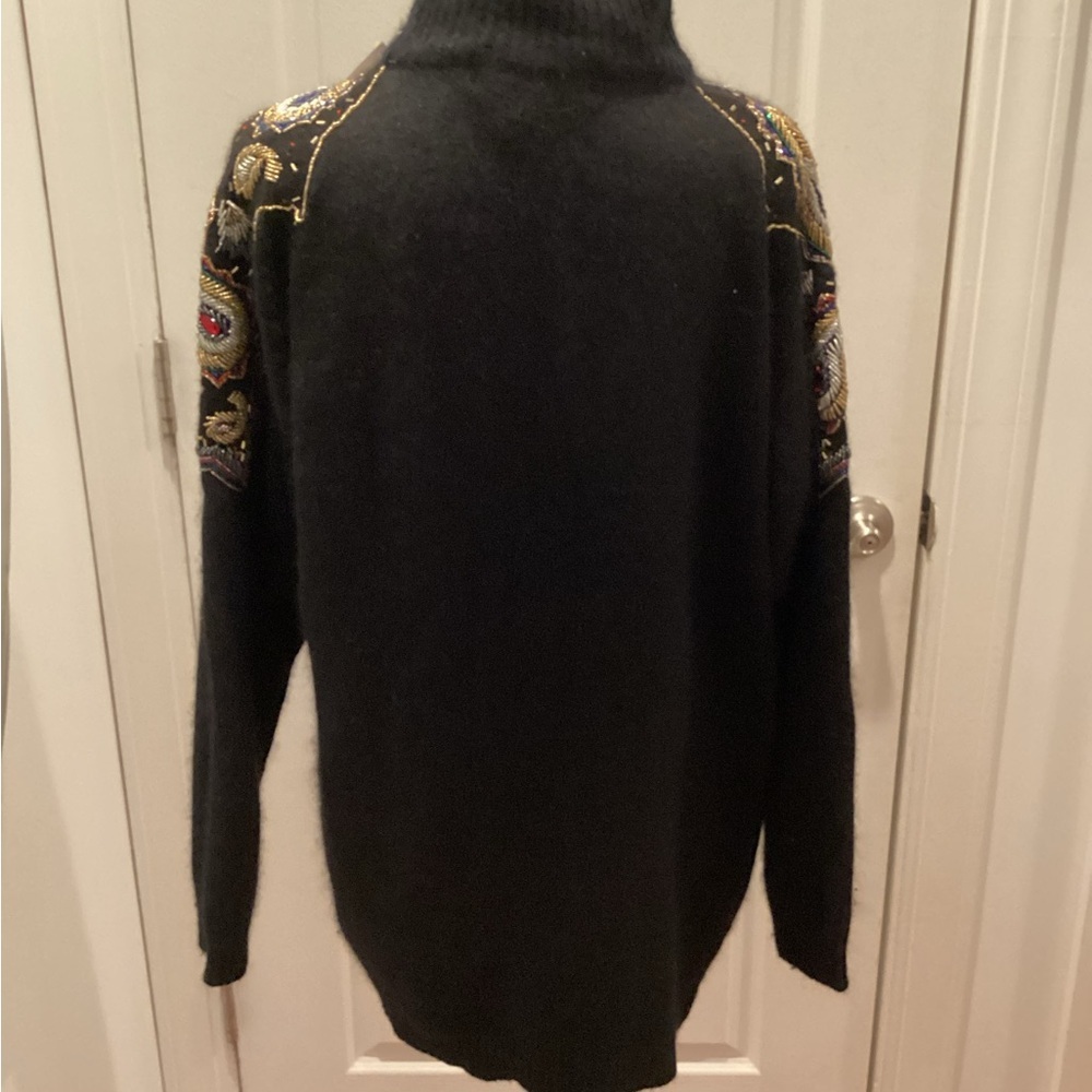 Embroidered Sweater (Size: 1X) - Picture 2 of 6